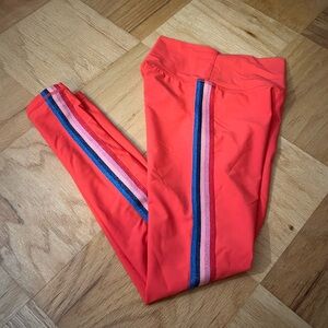 Spiritual Gangster Yoga Pants with Multicolored Trim